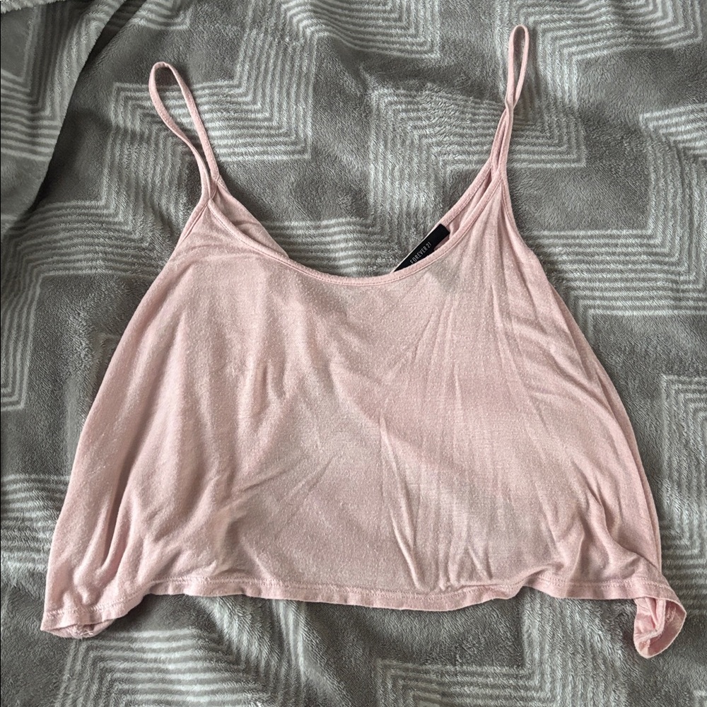 Forever 21 Blush Pink croptop